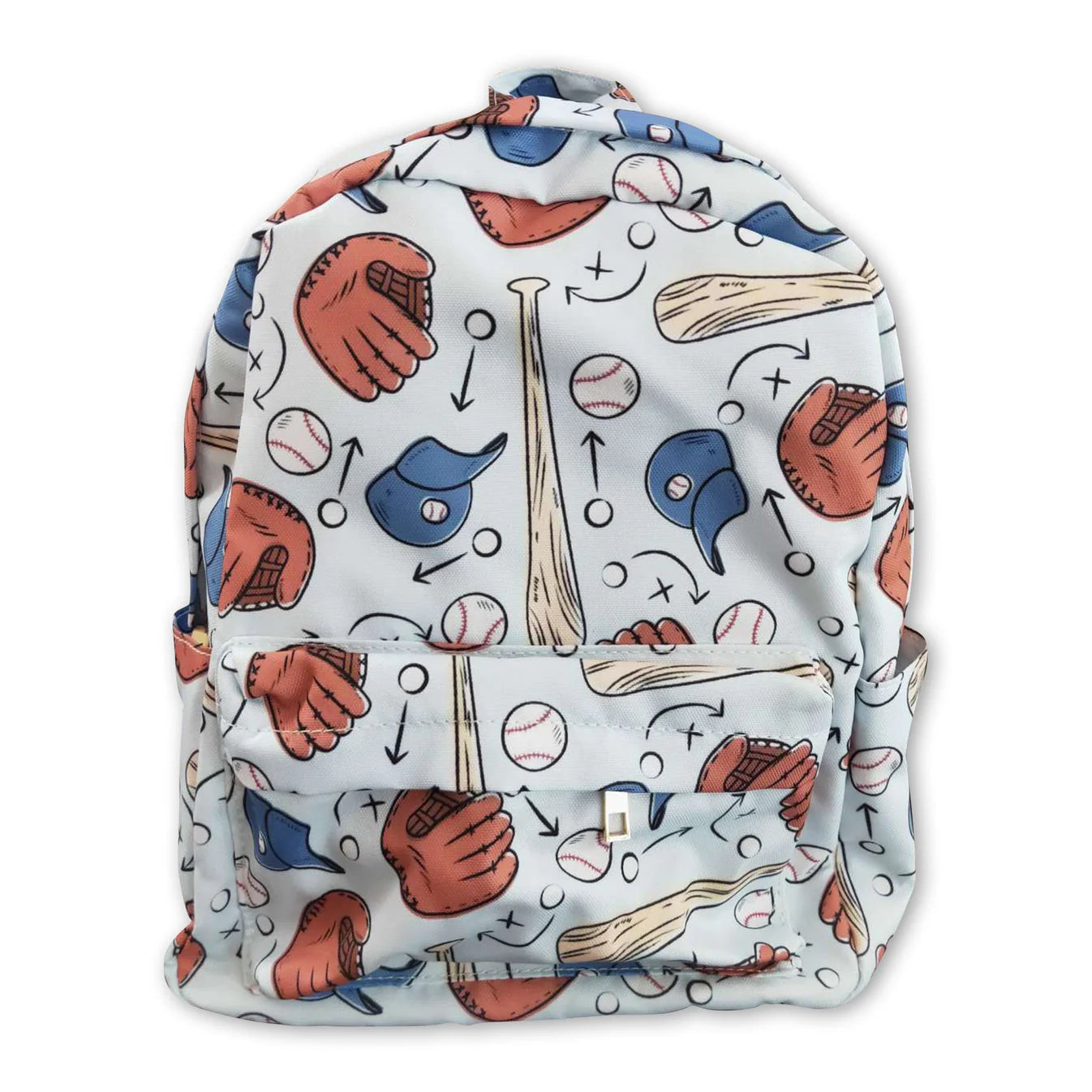 Baseball print kids packpack