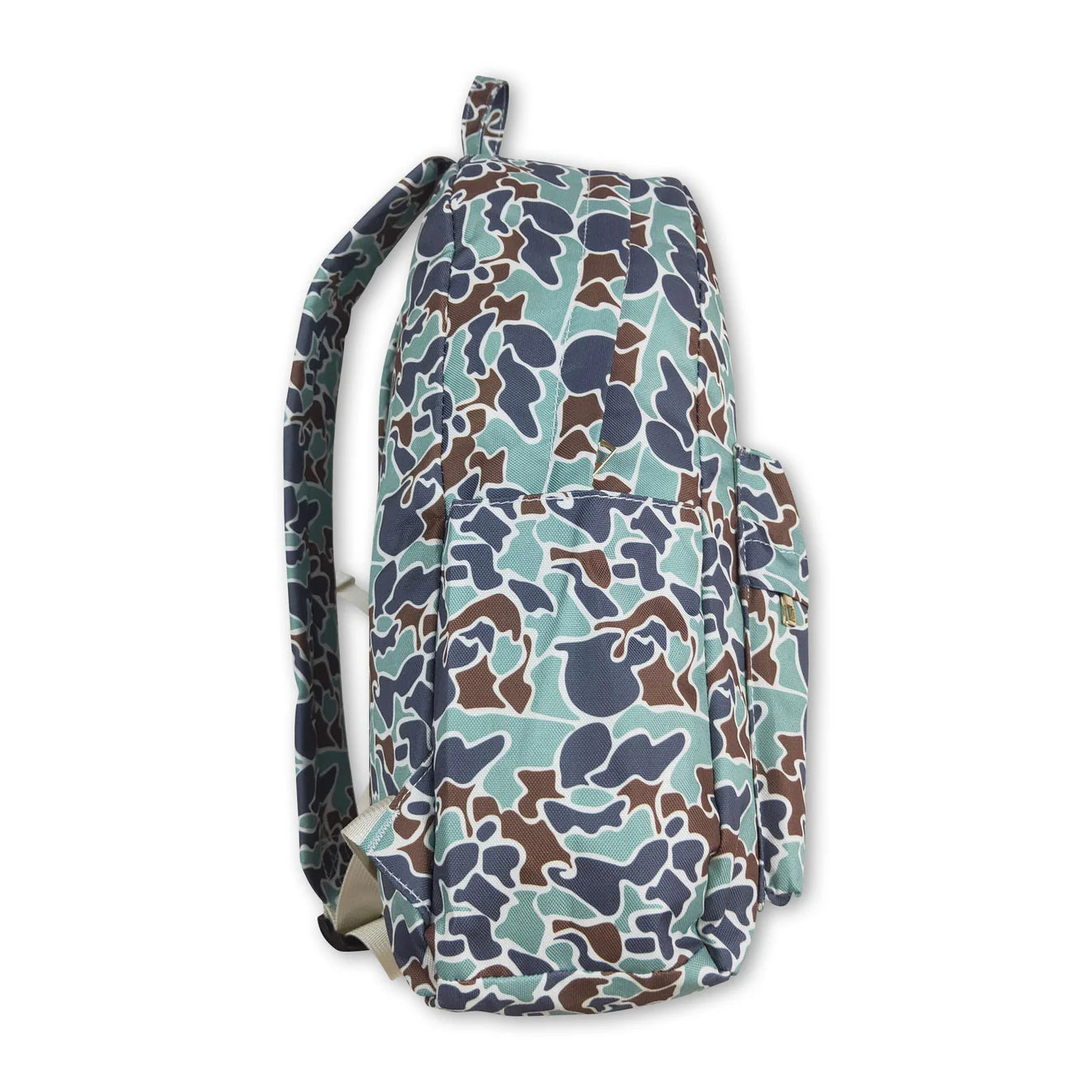 Mint brown camo kids boys hunting backpack